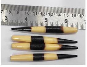 Resin Porcupine Quill - 3 inch - Premium Quality - Made in India - NEW523