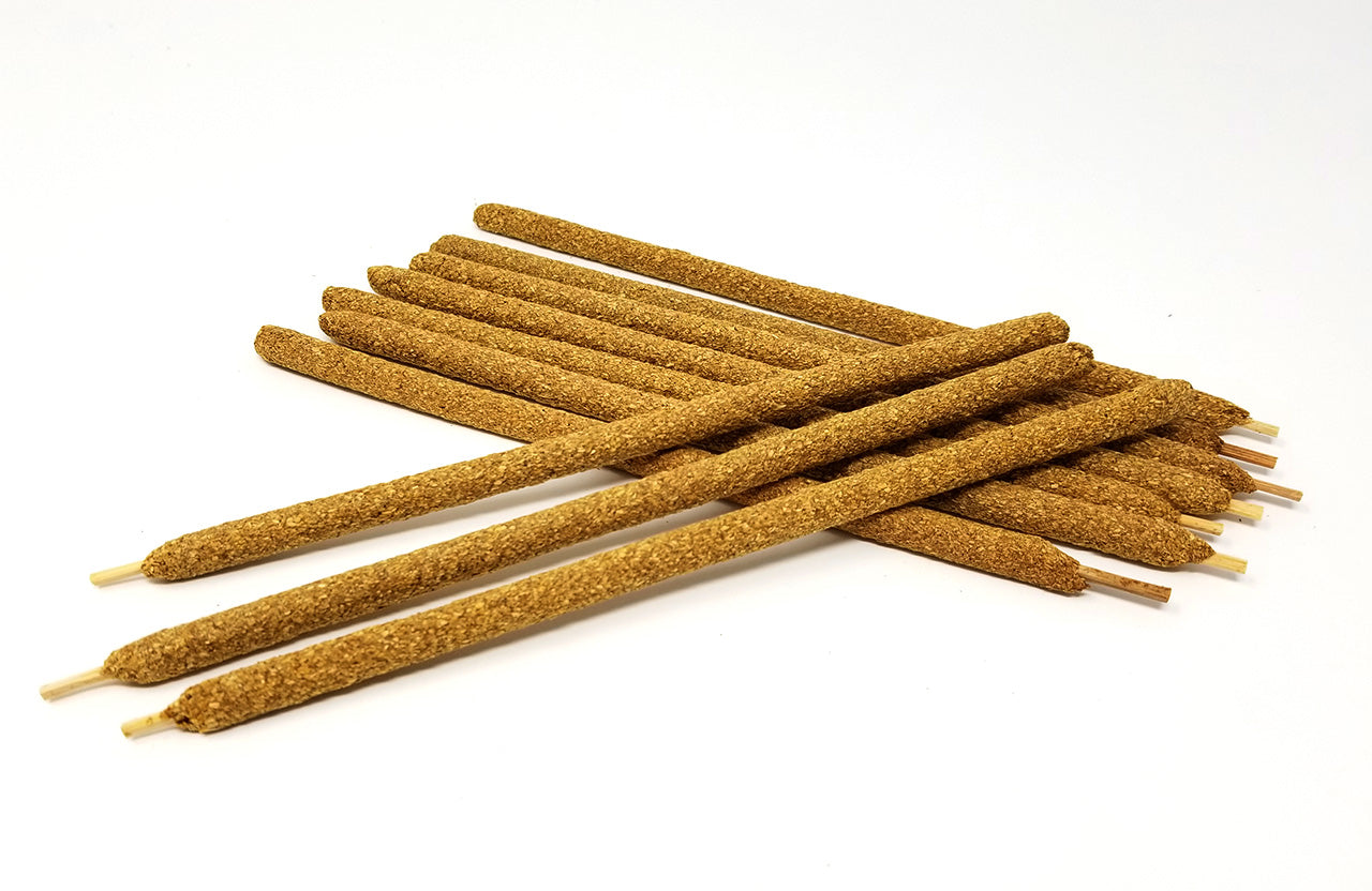 PK/5 - Thick Artisan Deluxe Incense Sticks - 100% Pure COPAL - 8 inch - Sacred Smoke