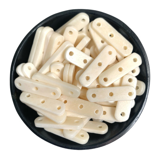 PK/50 Bone Spacers 3 Hole - India - NEW523