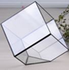 Square Glass Container Terrarium Small 10 x 10