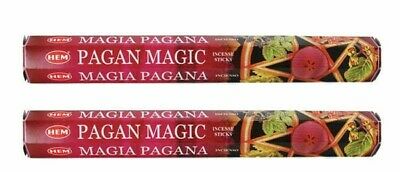 Hem Pagan Magic Red 20 Incense Sticks per inner box (6/box)