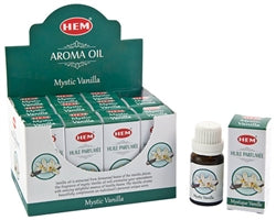 Hem Mystic Vanilla Aroma Oil - Box With 12 Bottles