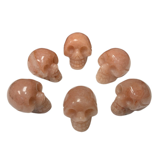 Skull Mini - Strawberry Quartz - 30-35mm Grams - China - NEW822