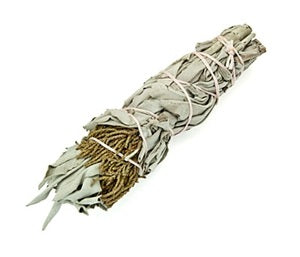 Juniper & White Sage 3-4 inch Smudge Stick Bundle Wand - BULK