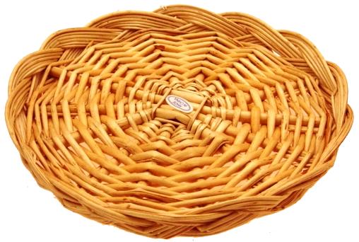 10 inch x 1 - ROUND WILLOW SHALLOW DELI TRAY