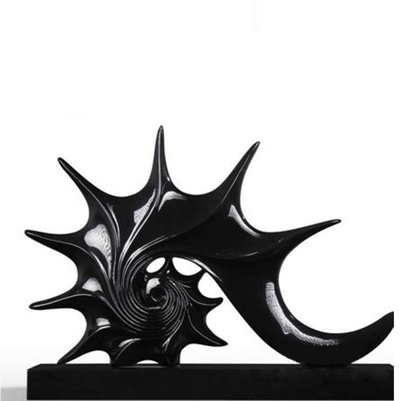 Sculpture Home Decor - SHELL - Black - 410x310x110mm - NEW521