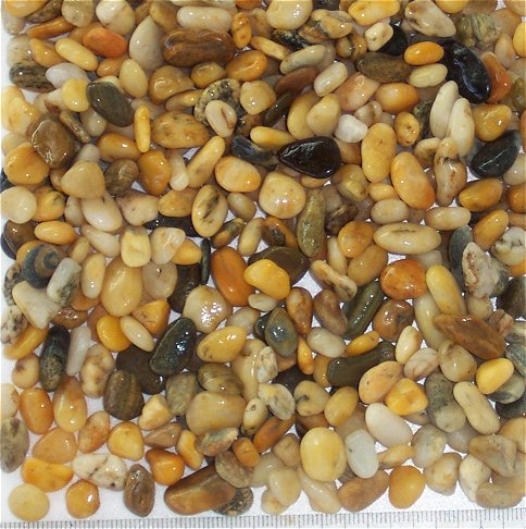 MEDIUM PEBBLES - #5 -  LIGHT MIX - 10 KG