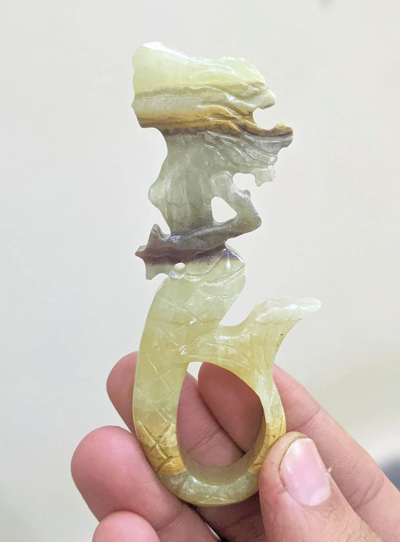 Green Onyx Mermaid - 3.75 inch - 9.5cm - Price Each - Pakistan - NEW224