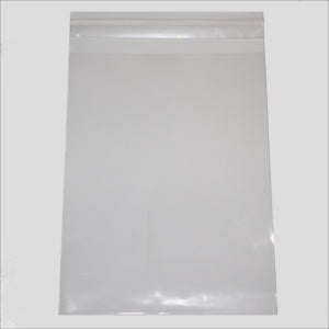 PK/100 - 5.5 x 8.5 - CLEAR - LIP & TAPE FLAT BAGS